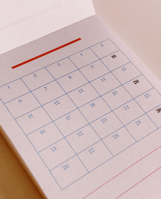 JAZZ OR NOT - Mois Mini Memo (Habit Tracker)