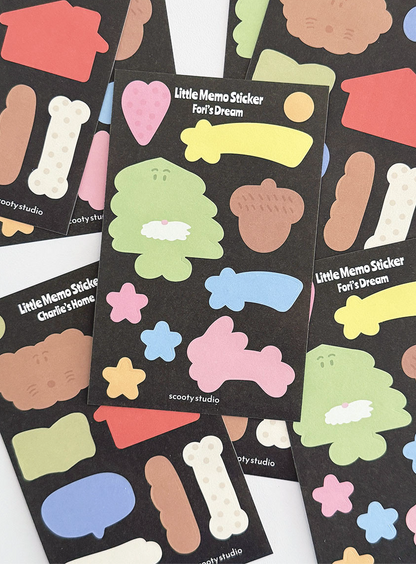 SCOOTY STUDIO - Little Memo Sticker(2 Types)