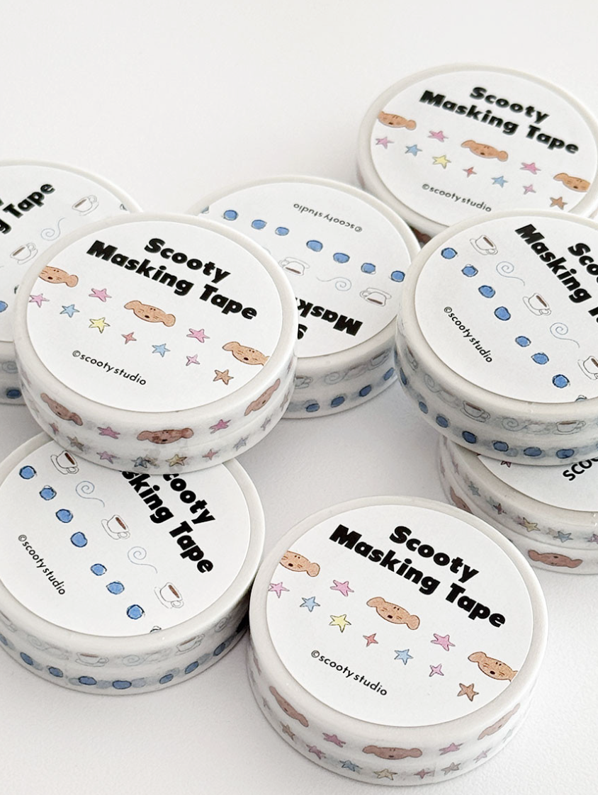 Scooty Studio – Masking Tape Set (2 types)