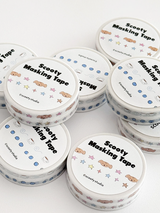 Scooty Studio – Masking Tape Set (2 types)