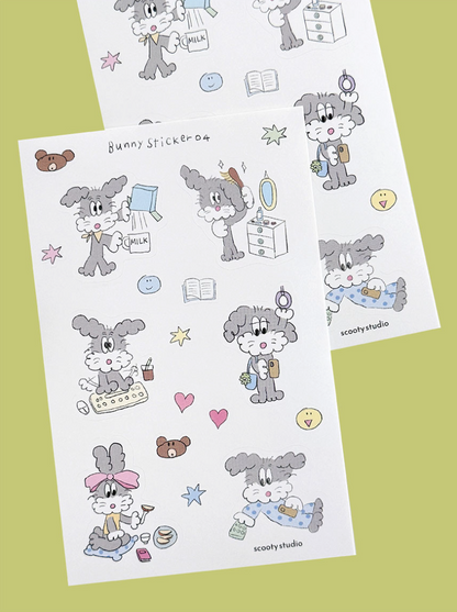 Scooty Studio – Bunny Sticker 04