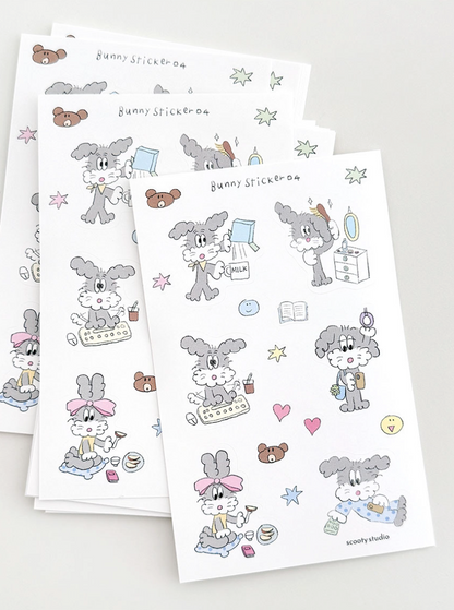 Scooty Studio – Bunny Sticker 04