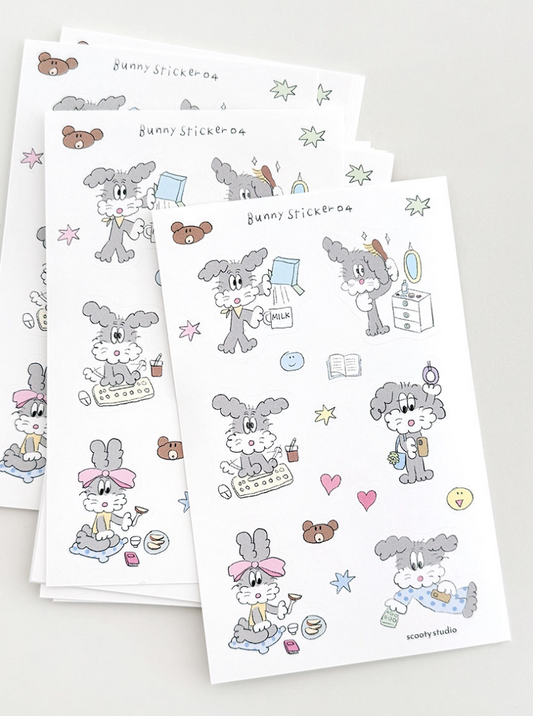 Scooty Studio – Bunny Sticker 04