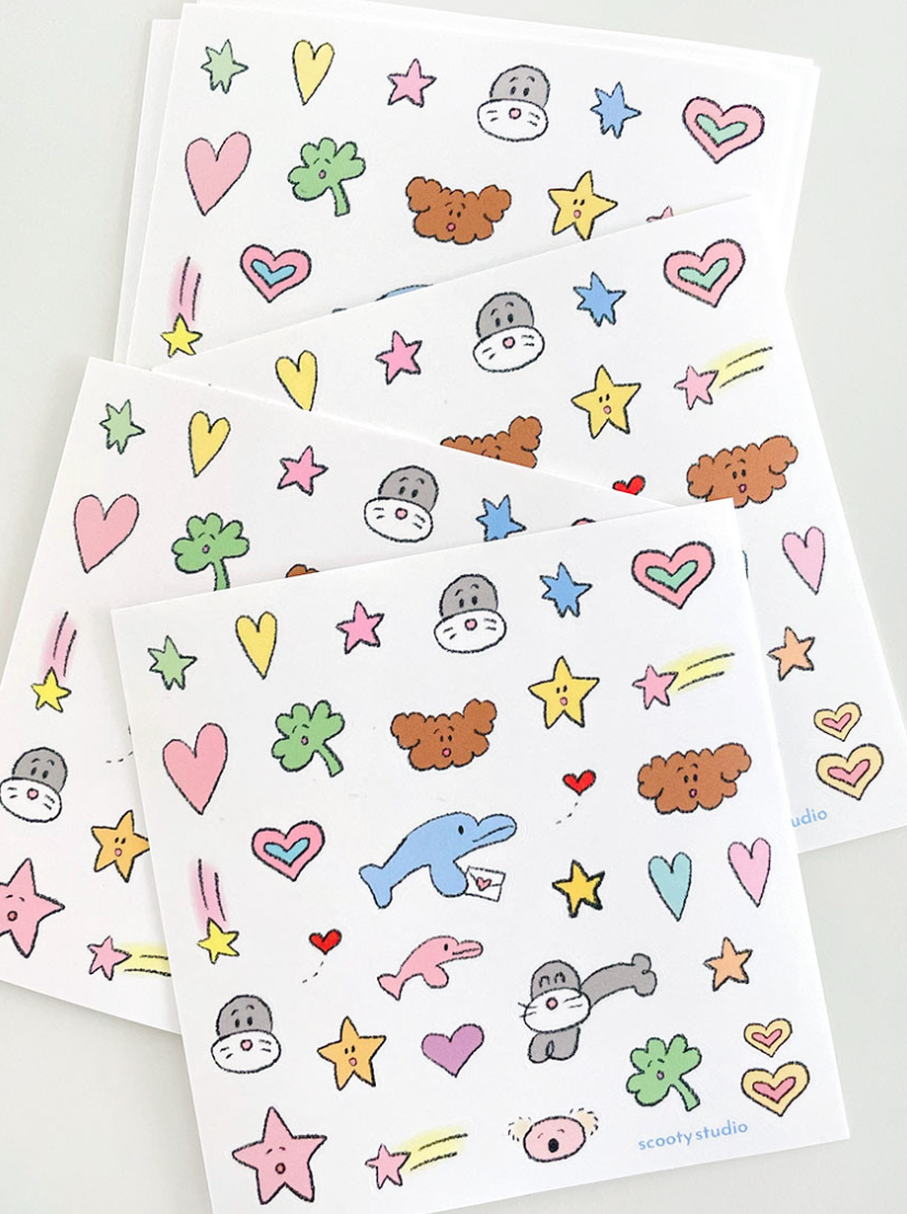 Scooty Studio – Scooty Club Sticker 02