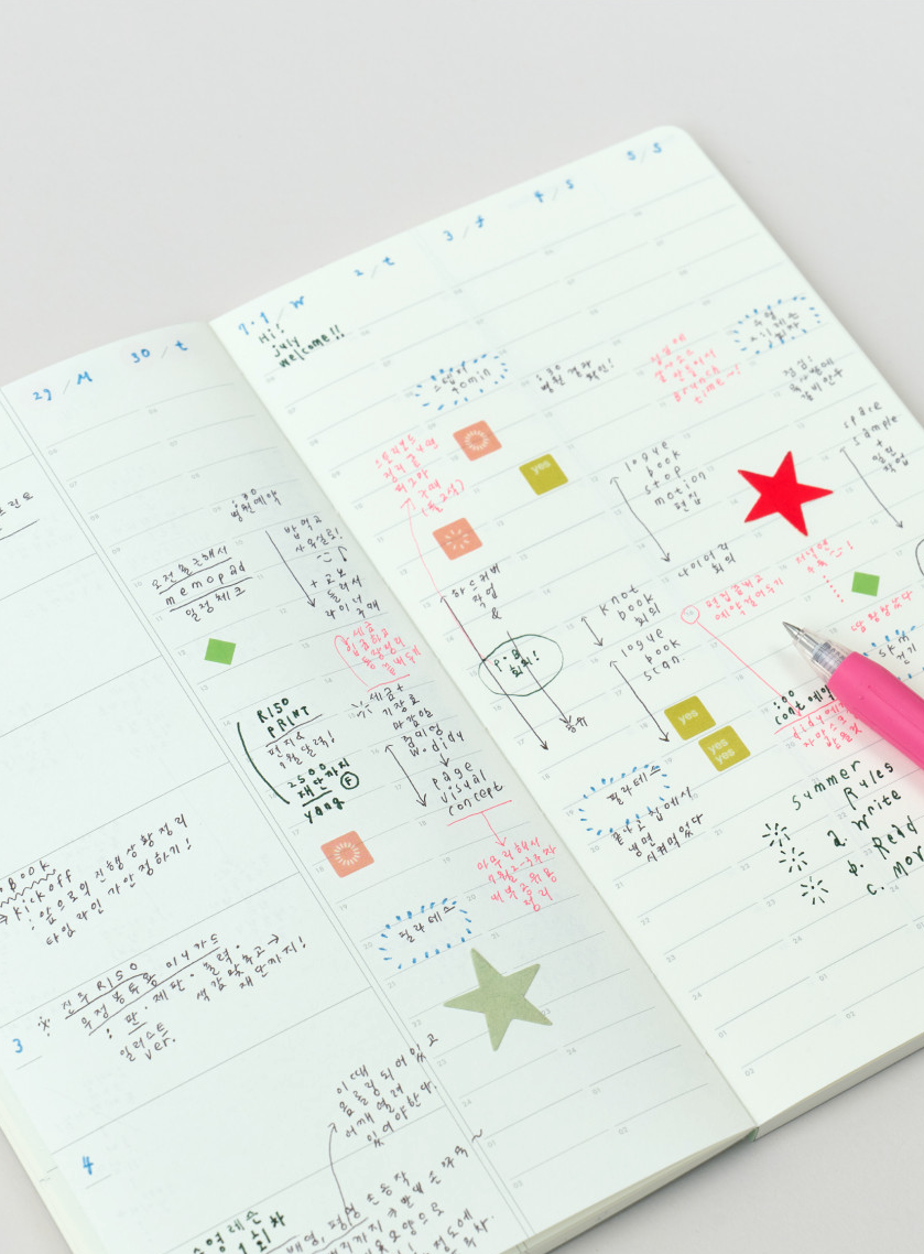 Analogue Keeper - Space Diary 6 month (2 Colors)