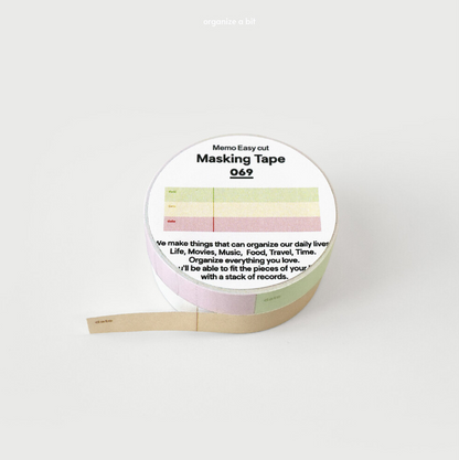Organize a bit - Masking Tape 069