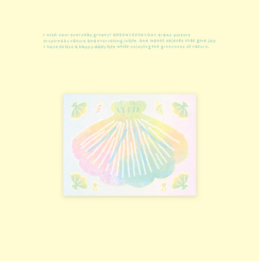 greenyeveryday - Shell Memo Pad