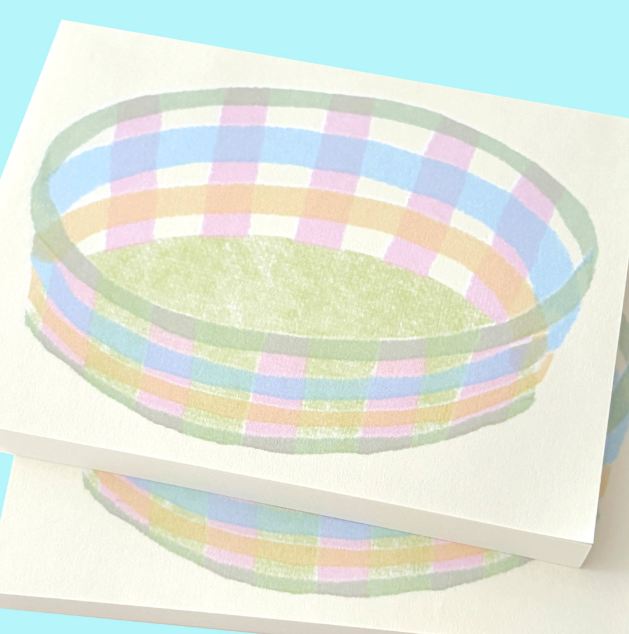 greenyeveryday - Basket Memo Pad