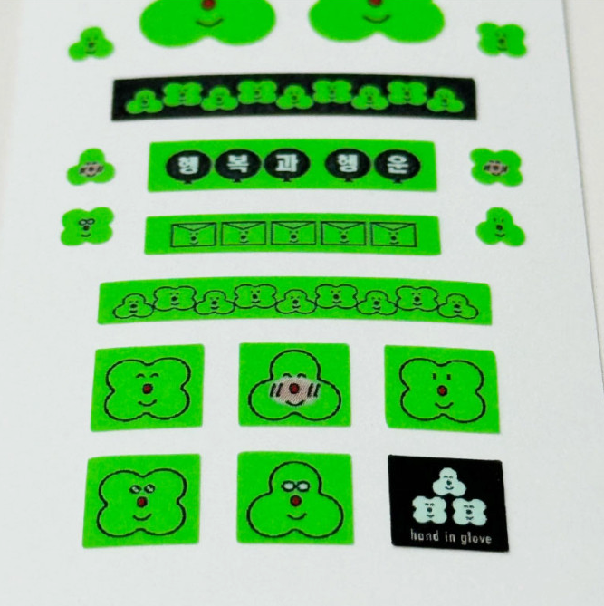 Hand in glove - Neon Clover sticker
