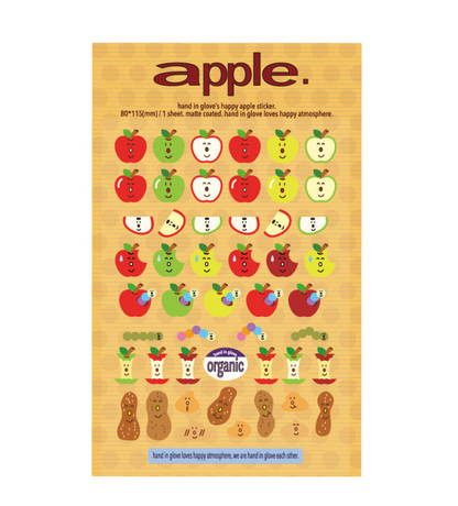 Hand in glove - Happy Apple sticker