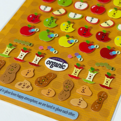 Hand in glove - Happy Apple sticker